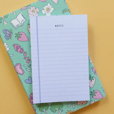 Blue Notes 4x6 Notepad