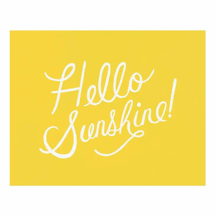 HELLO SUNSHINE PRINT - 8X10