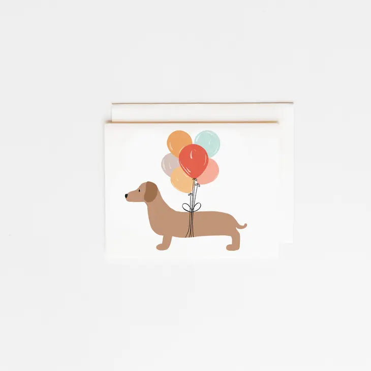 DACHSHUND BIRTHDAY CARD