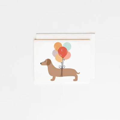 DACHSHUND BIRTHDAY CARD