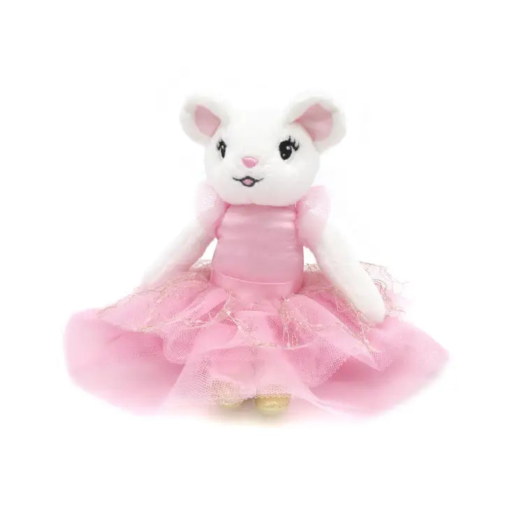 CLARIS THE CHICEST MOUSE IN PARIS - 8" PINK PLUSH TOY
