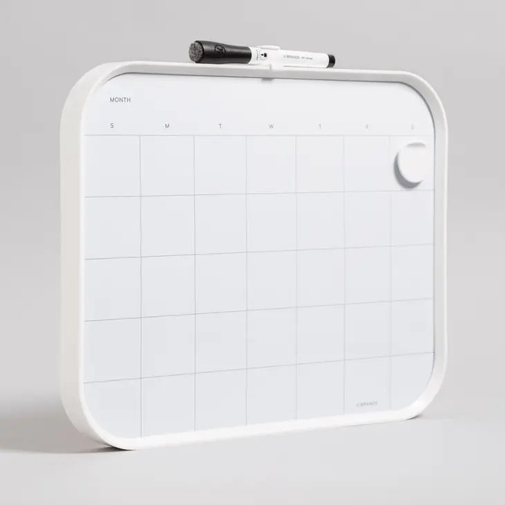 MODERN BEVEL DRY ERASE CALENDAR - 11"X14"