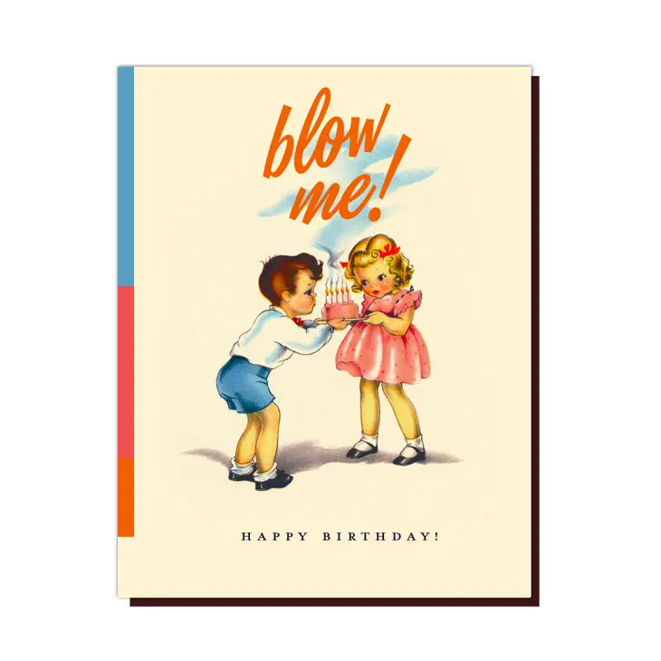 BLOW ME CARD