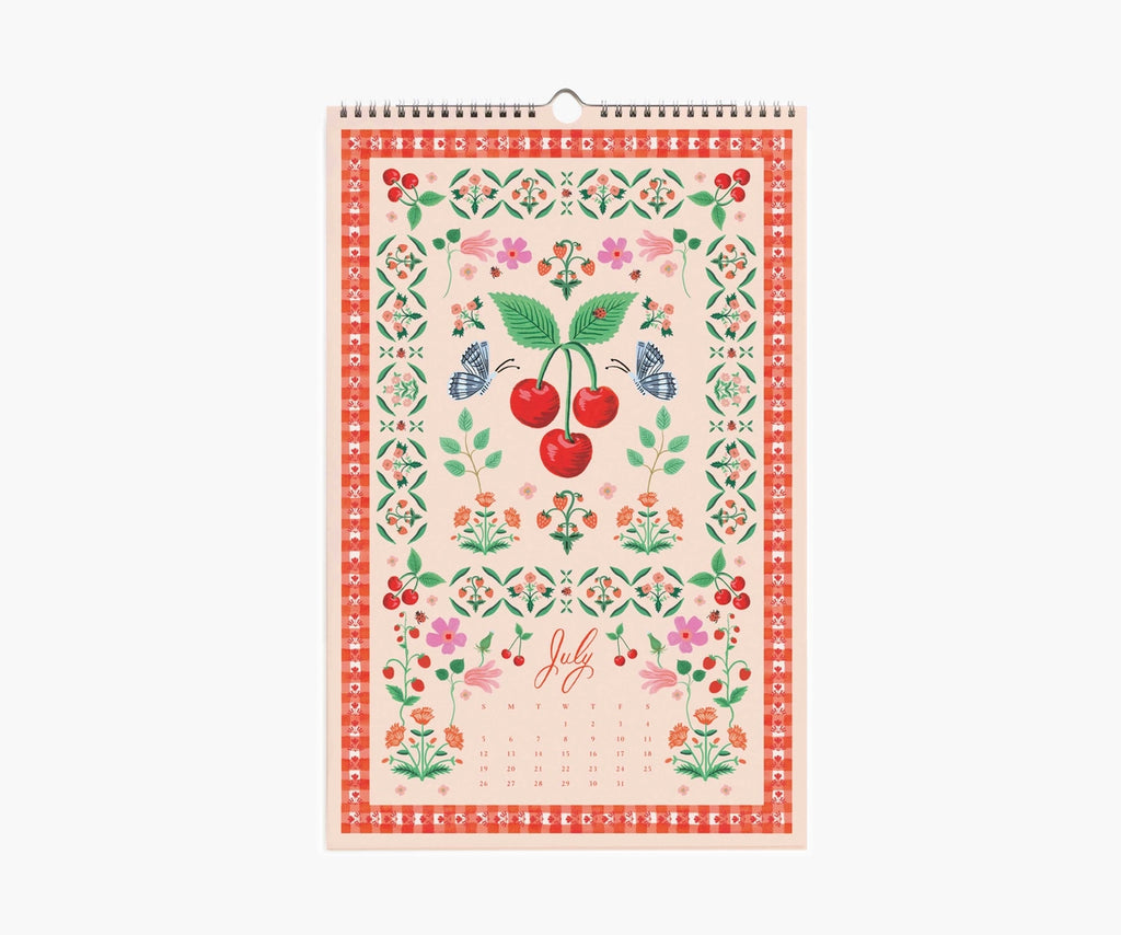 2026 Flora Wall Calendar
