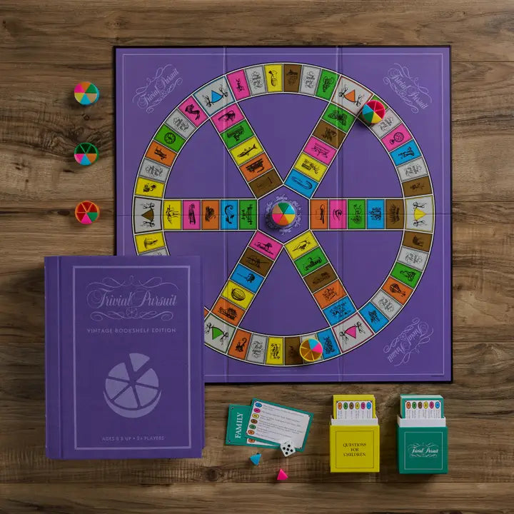 TRIVIAL PURSUIT VINTAGE BOOKSHELF EDITION