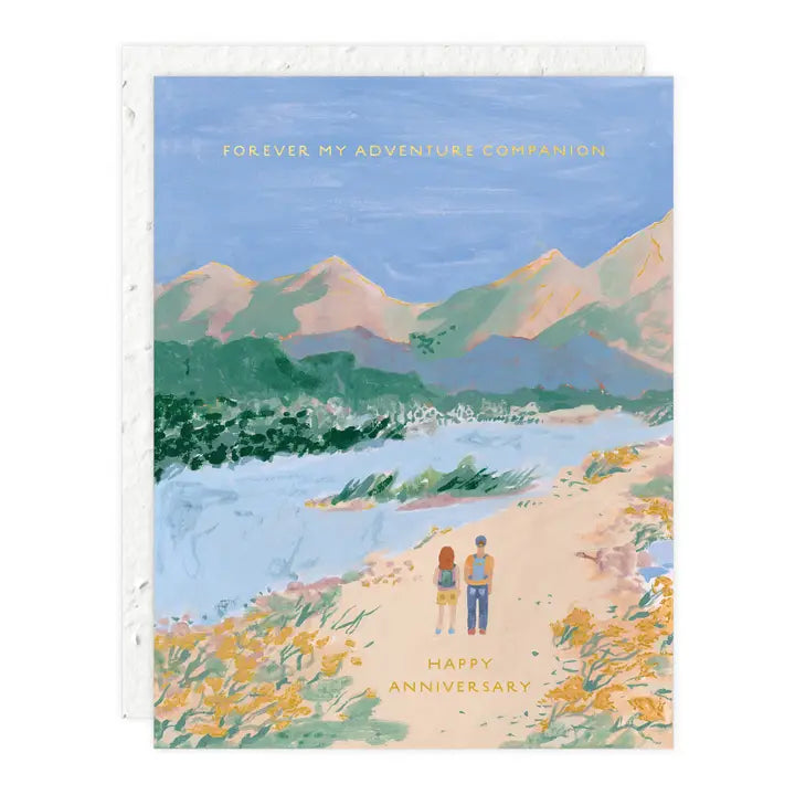 Plantable Card - Adventure Companion - Anniversay Card