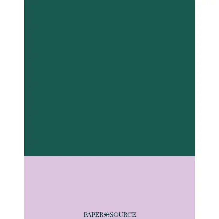 GREEN & LAVENDER STATIONERY SET