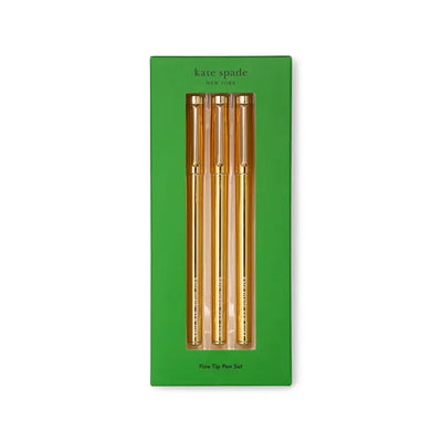 FINE TIP PEN SET - GOLD