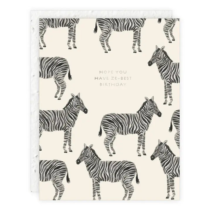 Plantable Card - Ze-Best Birthday Card