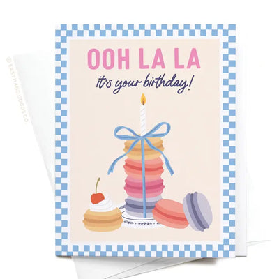 Ooh La La Macarons Greeting Card