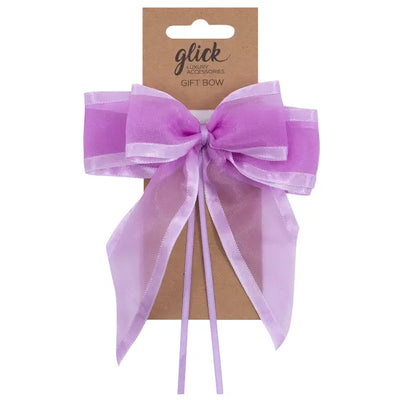 DESIGNER S/EDGE RIBBON BOW LILAC