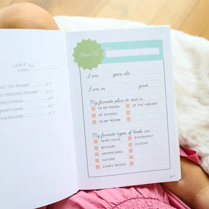 READING JOURNAL FOR KIDS: FOR THE LOVE OF BOOKS