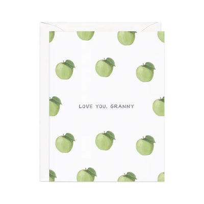 Love You Granny — Apple Pun Grandmother Card