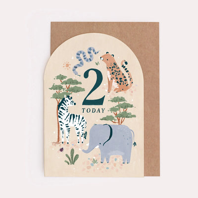 AGE 2 BIRTHDAY CARD | MILESTONE AGE CARDS