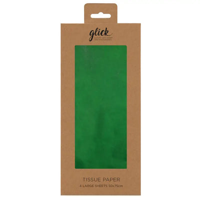 TISSUE PLAIN BOTTLE GREEN