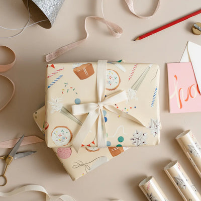 Birthday Trimmings Gift Wrap - Roll