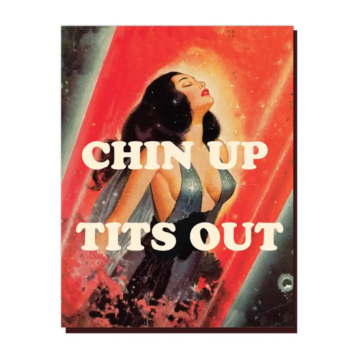 CHINUP GIRL CARD