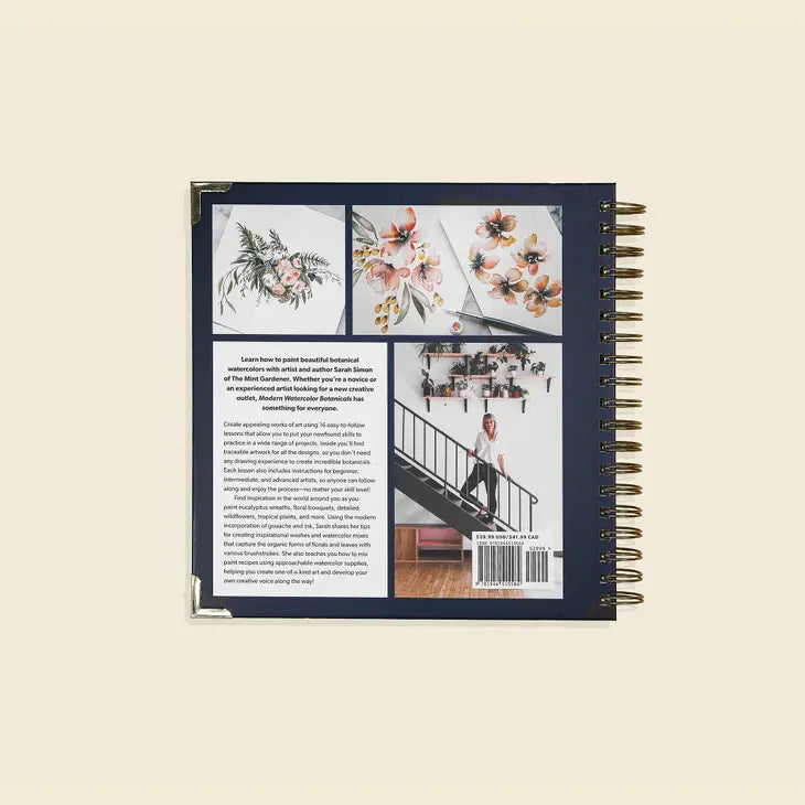 MODERN WATERCOLOR BOTANICALS (SPIRAL BOUND)