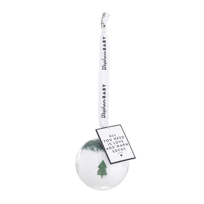 Round Ornament + Pair of Socks - Tree