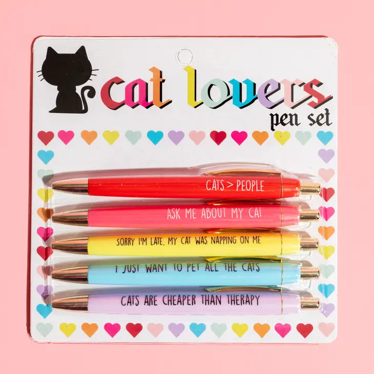 CAT LOVERS PEN SET