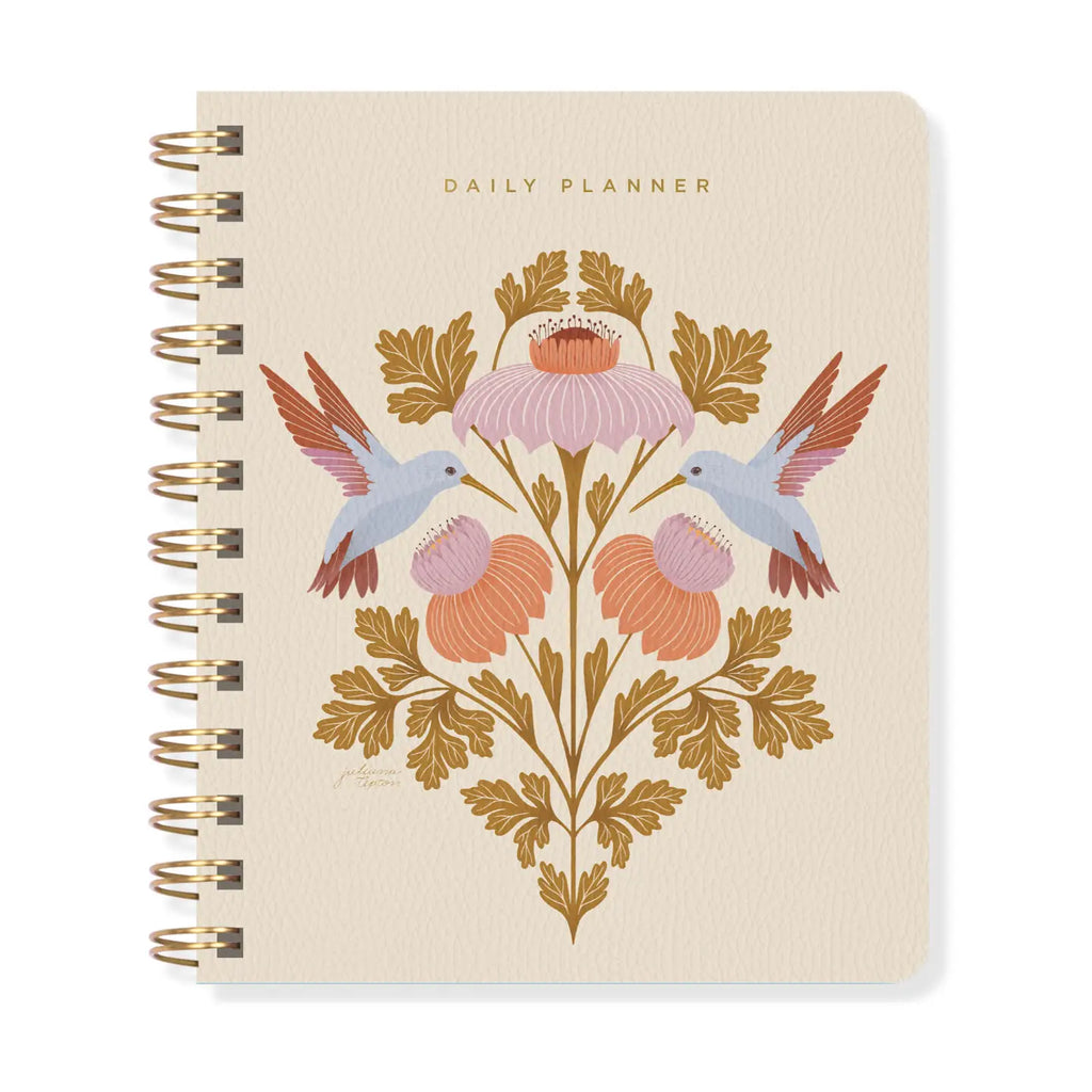 Hummingbirds Nondated Daily Planner