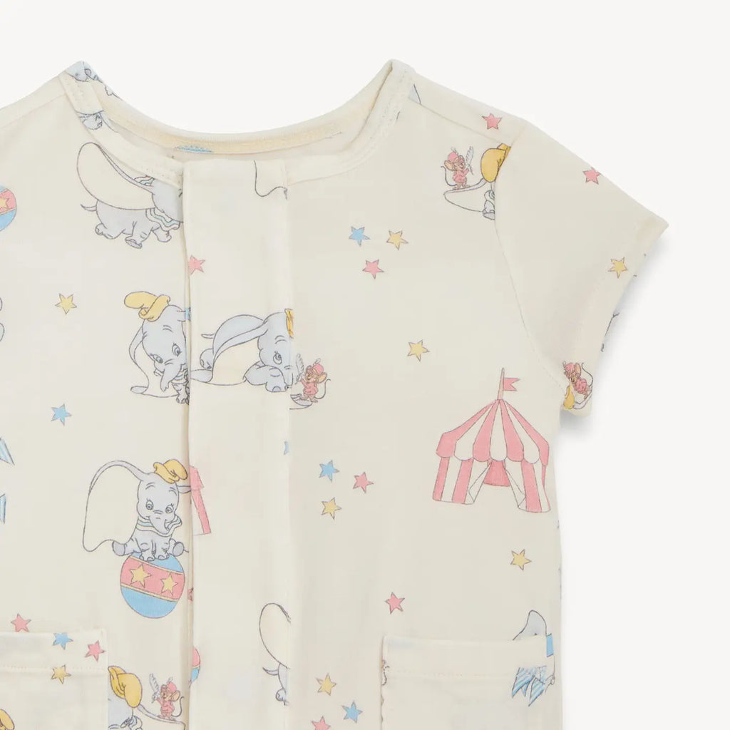 Dumbo Circus Modal Magnetic Short Romper