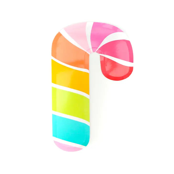 RAINBOW CANDY CANE DESSERT PAPER PLATE PACK