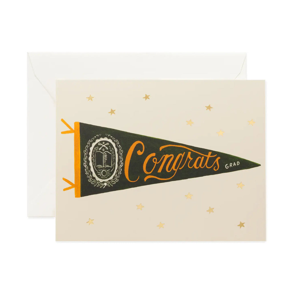 Congrats Pennant Card