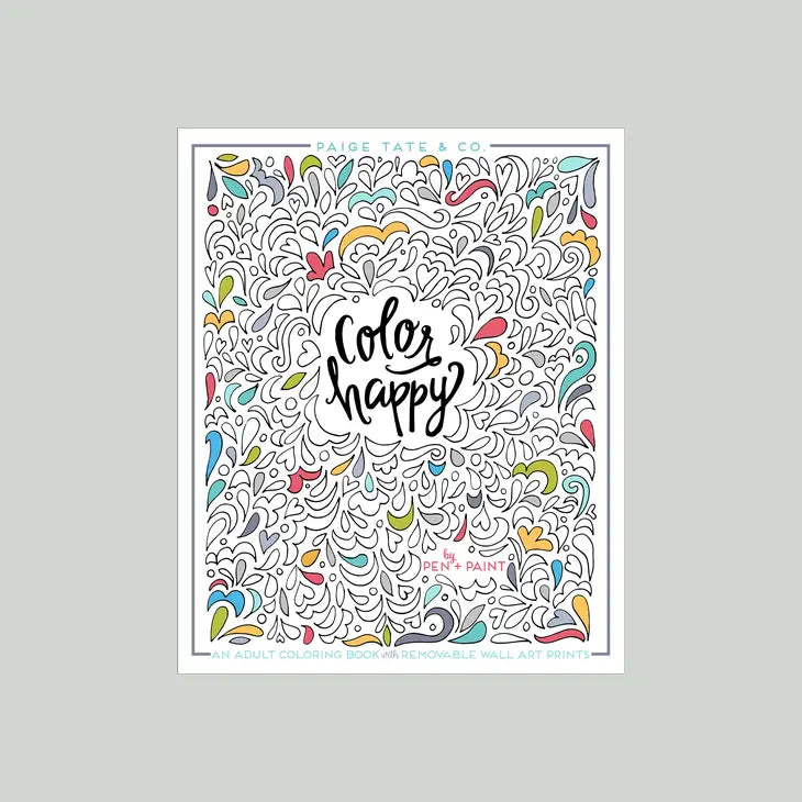 COLOR HAPPY: ADULT COLORING BOOK