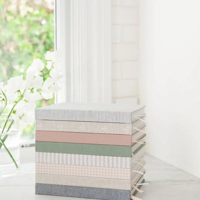 Tailored Journal, Rose Linen