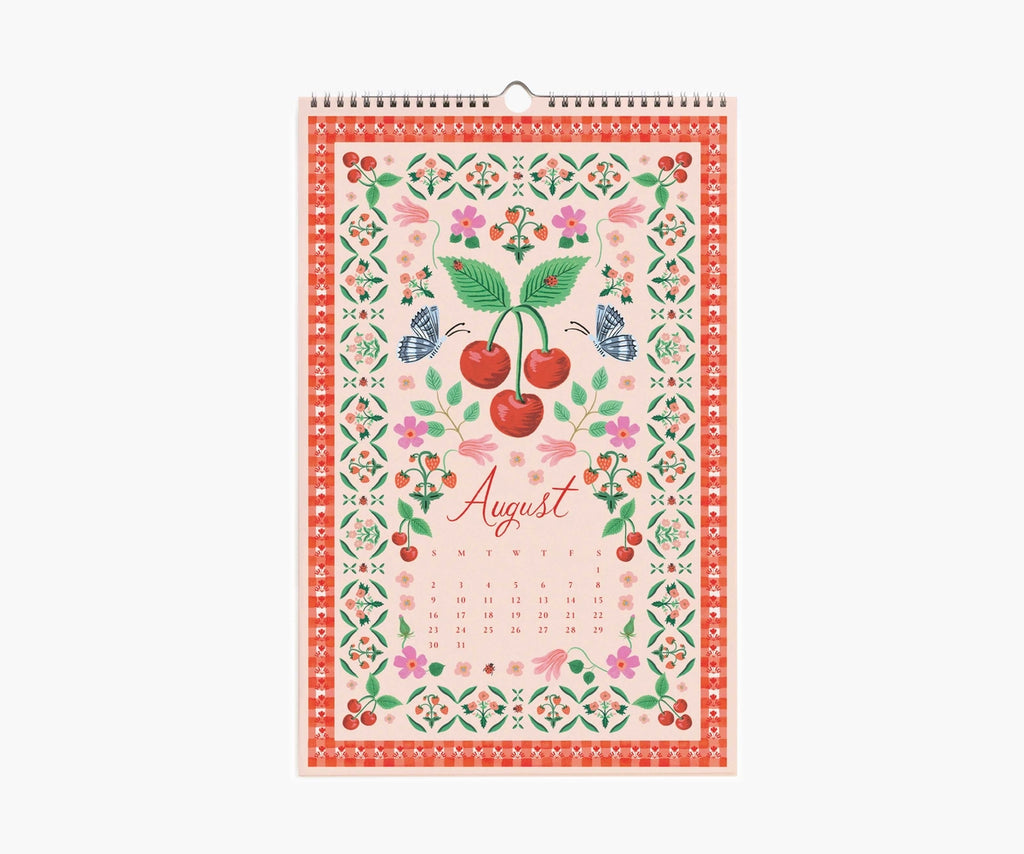 2026 Flora Wall Calendar