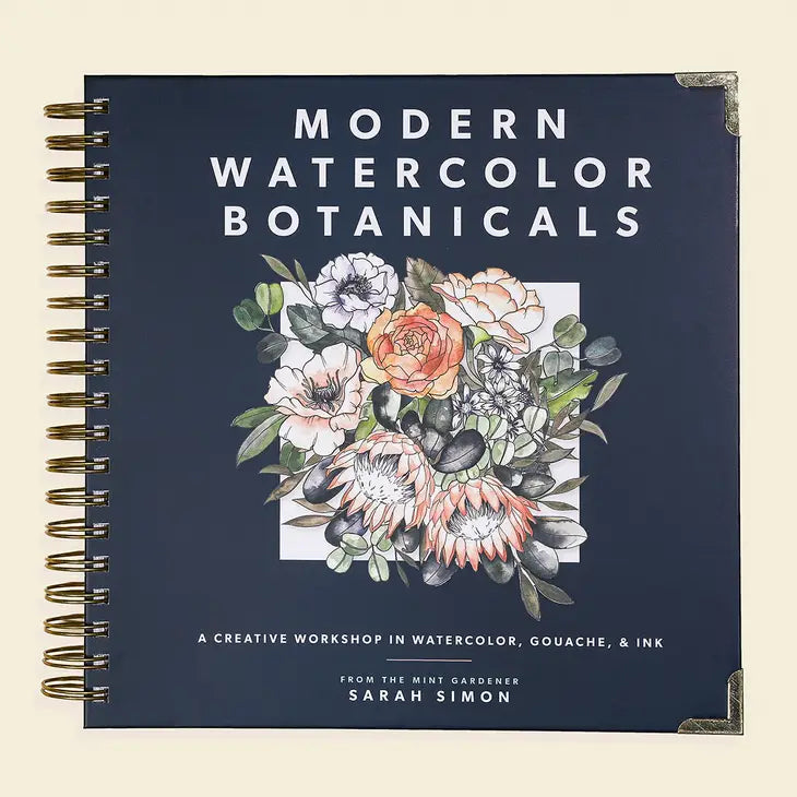 MODERN WATERCOLOR BOTANICALS (SPIRAL BOUND)