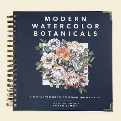 MODERN WATERCOLOR BOTANICALS (SPIRAL BOUND)