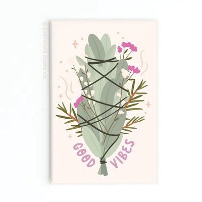 Good Vibes Smudge Stick Refrigerator Magnet