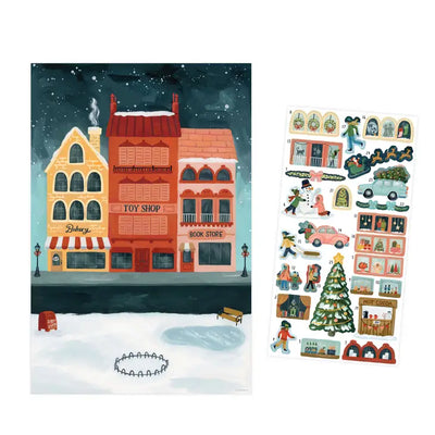 CHRISTMAS COUNTDOWN CALENDAR - CITY SIDEWALK