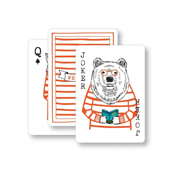 WELL-READ PLAYING CARDS