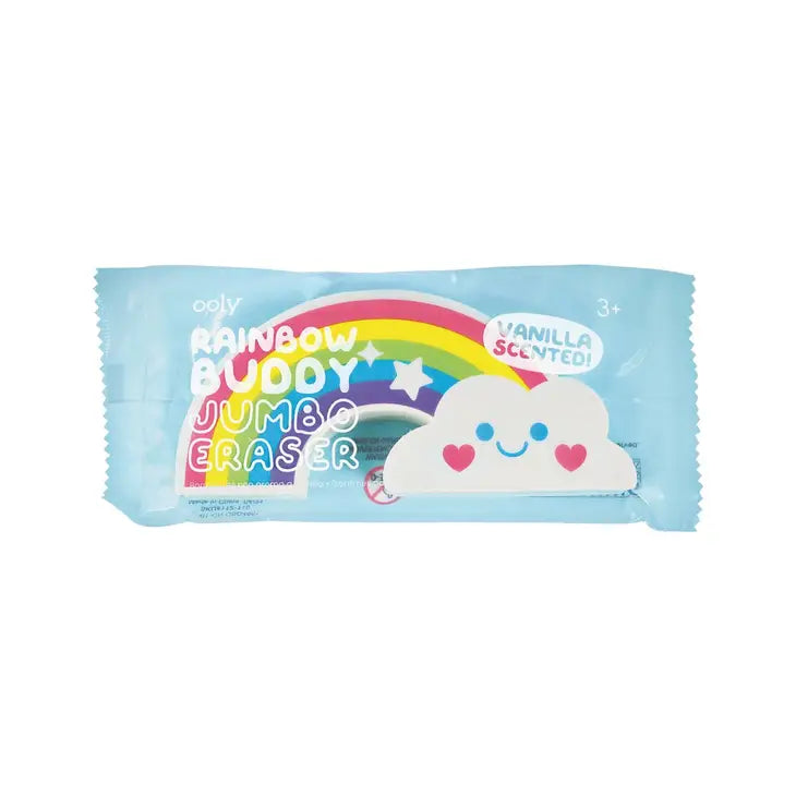 RAINBOW BUDDY SCENTED JUMBO ERASER - DISPLAY OF 15