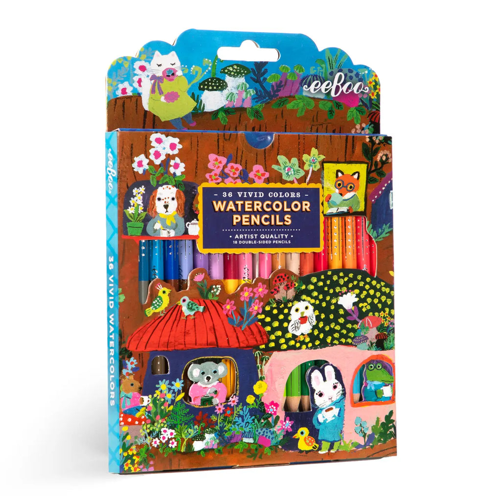 Yumi's Mushrooms 18 Double-Sided Watercolor Pencils