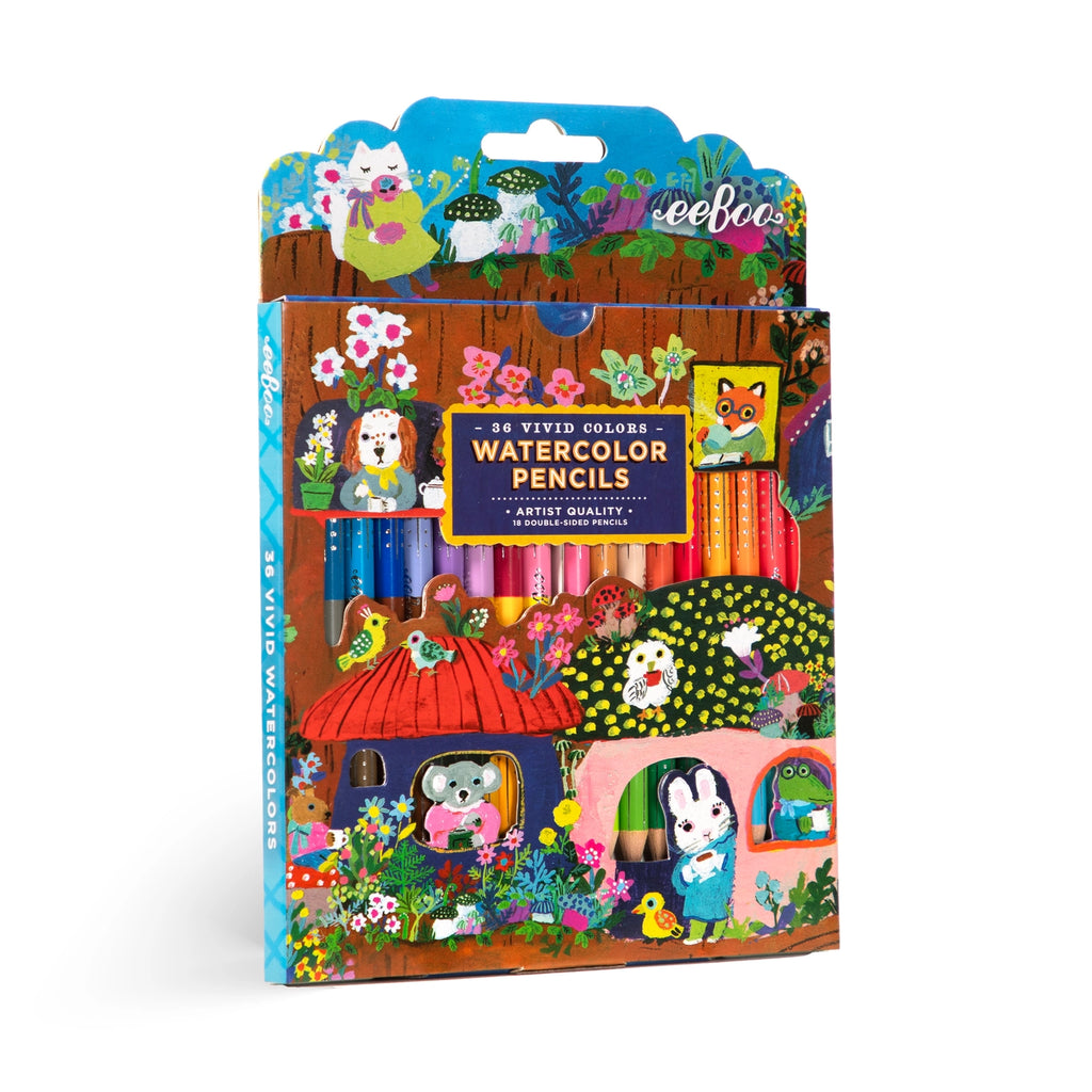 Yumi's Mushrooms 18 Double-Sided Watercolor Pencils