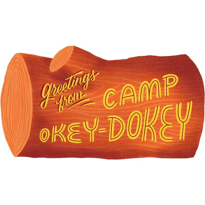 GREETINGS FROM CAMP OKEY DOKEY (POSTCARD)