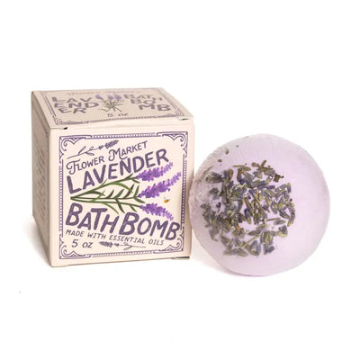 Lavender Bath Bomb - with Box Aromatherapy 5 oz