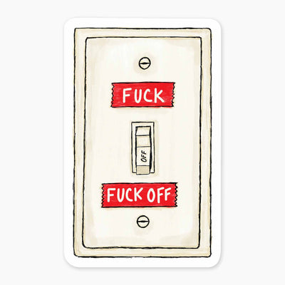 Fuck On or Off Light Switch - 3