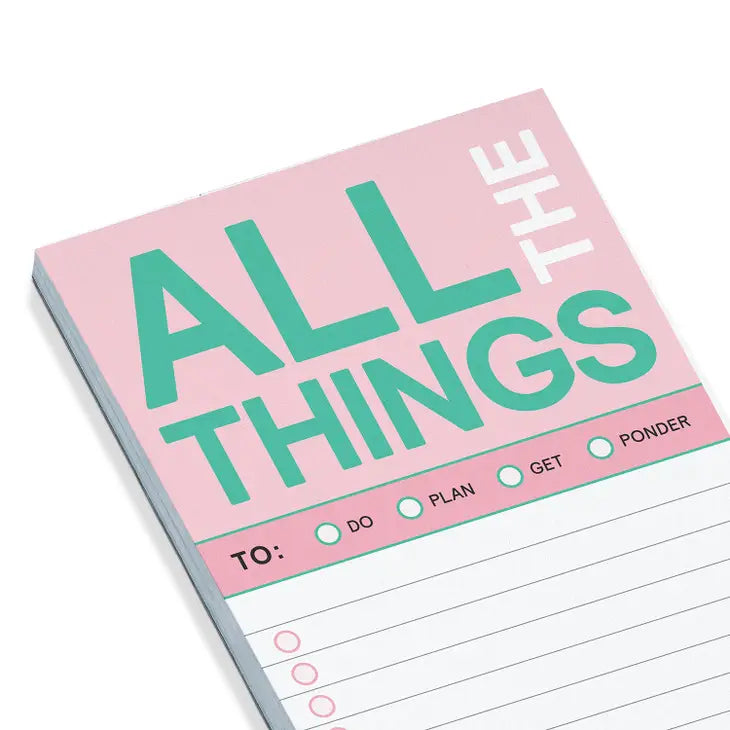 ALL THE THINGS MAKE-A-LIST PAD