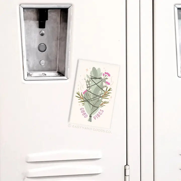 Good Vibes Smudge Stick Refrigerator Magnet