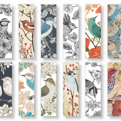 BEAUTIFUL BIRDS BOOKMARK BOX