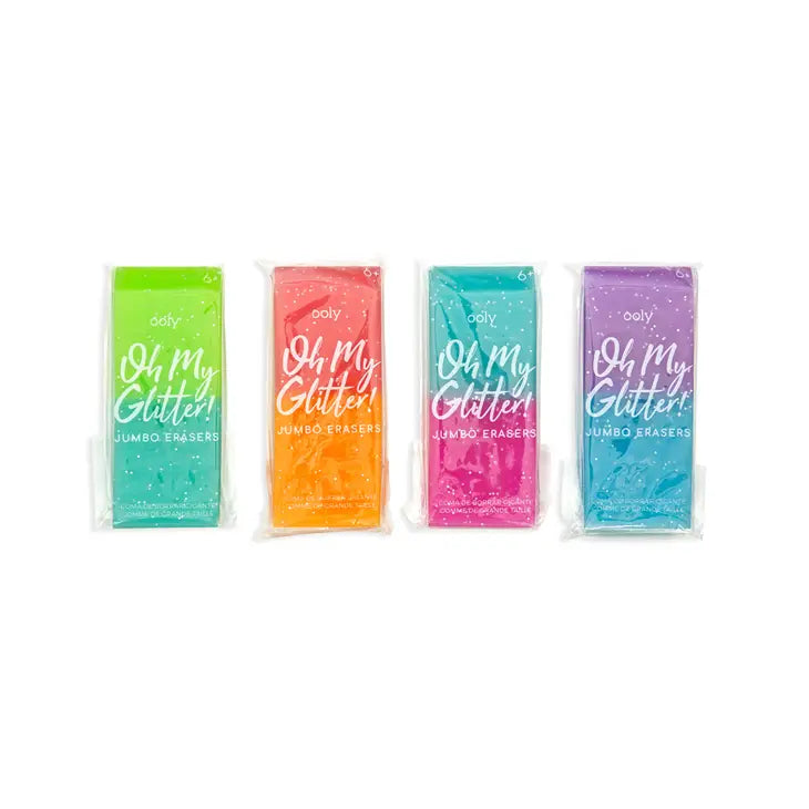 OH MY GLITTER! JUMBO ERASERS