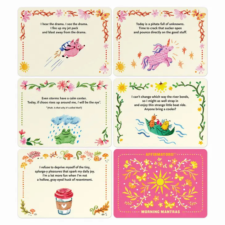 AFFIRMATORS! MANTRAS MORNING AFFIRMATION CARDS