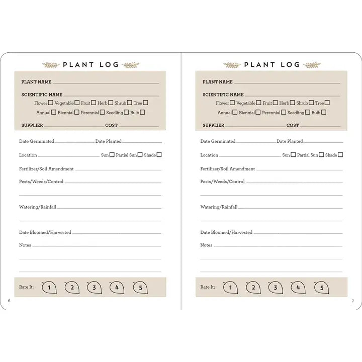 The Gardener's Logbook