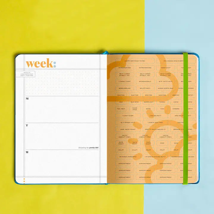 KEEPIN’ IT KINDA, SORTA TOGETHER LARGE HARDCOVER PLANNER