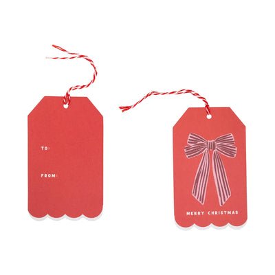 Bow Oversized Tags